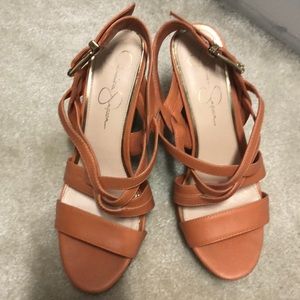 Jessica Simpson wedge heels